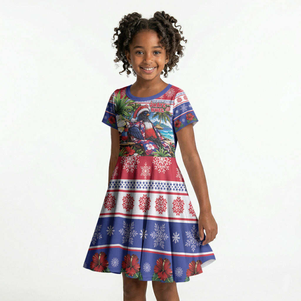 Afro-Haitians Christmas Kid Short Sleeve Dress This Trogon Needs A Beach Retreat