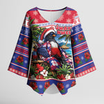 Afro-Haitians Christmas Kimono Sleeve Blouse This Trogon Needs A Beach Retreat