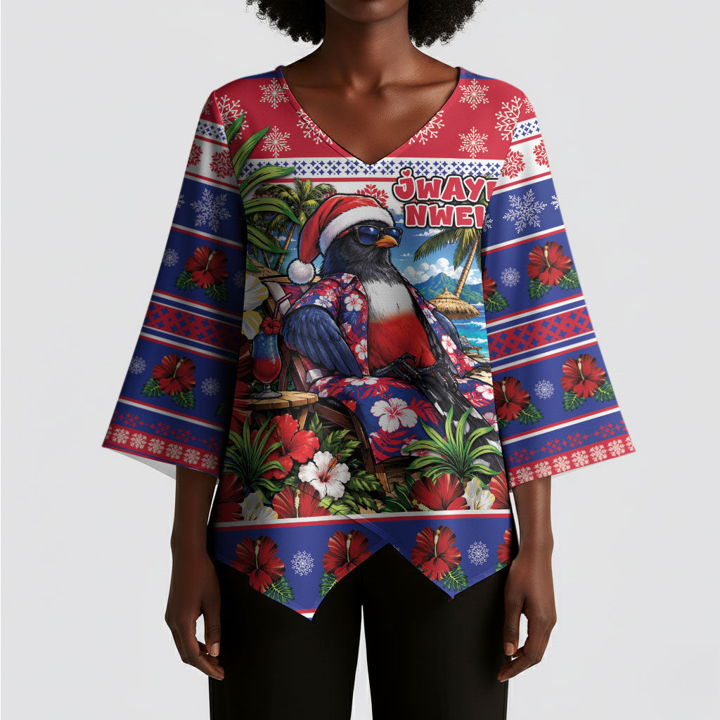 Afro-Haitians Christmas Kimono Sleeve Blouse This Trogon Needs A Beach Retreat