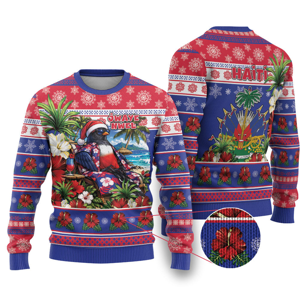 Afro-Haitians Christmas Ugly Christmas Sweater This Trogon Needs A Beach Retreat