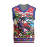 Afro-Haitians Christmas Knitted V-Neck Vest This Trogon Needs A Beach Retreat