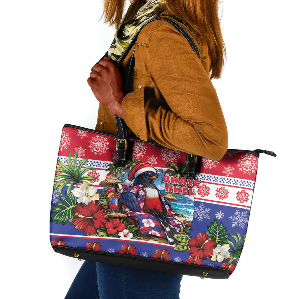 Afro-Haitians Christmas Leather Tote Bag This Trogon Needs A Beach Retreat