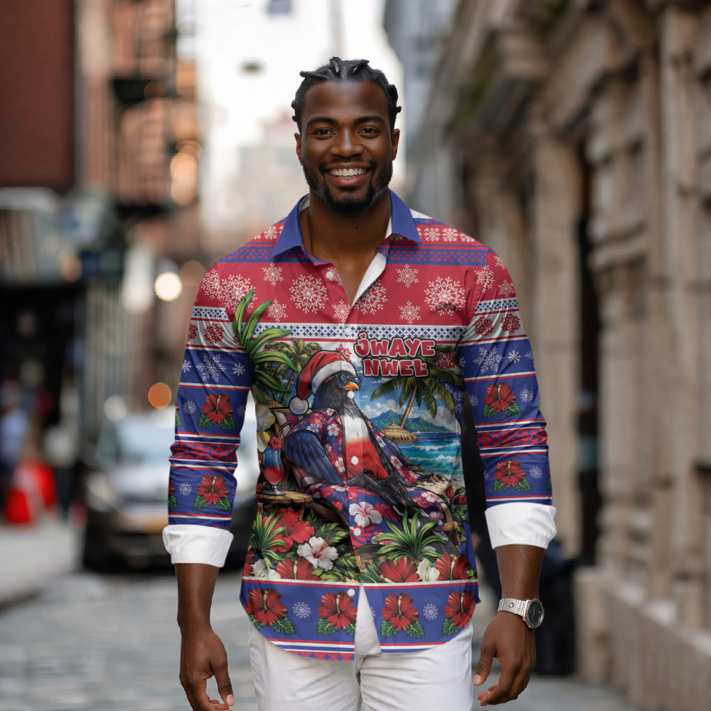 Afro-Haitians Christmas Long Sleeve Button Shirt This Trogon Needs A Beach Retreat