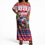 Afro-Haitians Christmas Off Shoulder Maxi Dress This Trogon Needs A Beach Retreat
