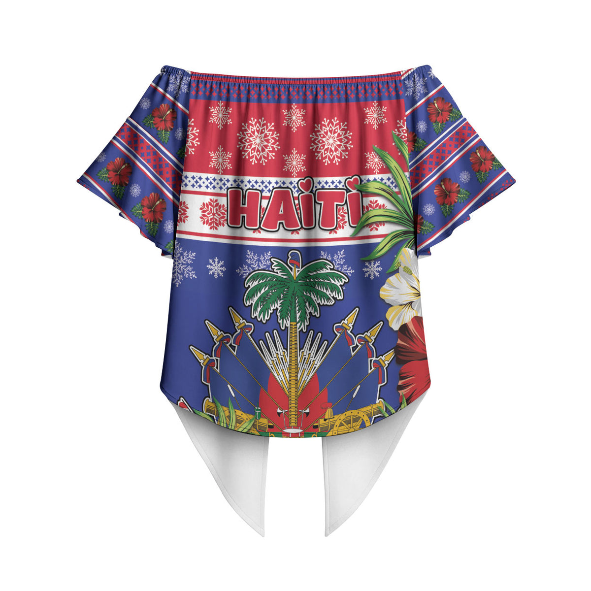 Afro-Haitians Christmas Off Shoulder Wrap Waist Top This Trogon Needs A Beach Retreat