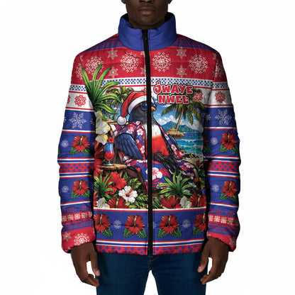 Afro-Haitians Christmas Padded Jacket This Trogon Needs A Beach Retreat