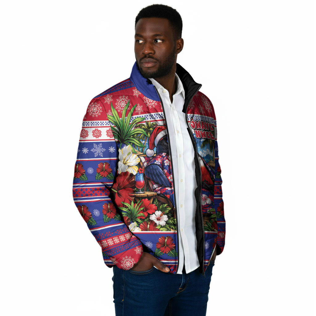 Afro-Haitians Christmas Padded Jacket This Trogon Needs A Beach Retreat