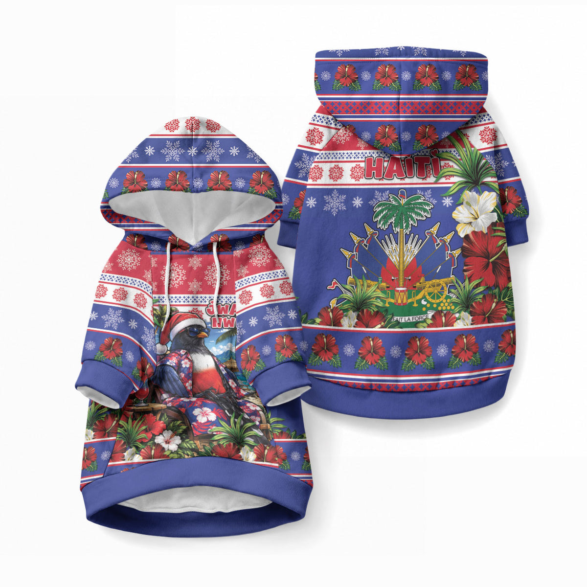 Afro-Haitians Christmas Pet Hoodie This Trogon Needs A Beach Retreat