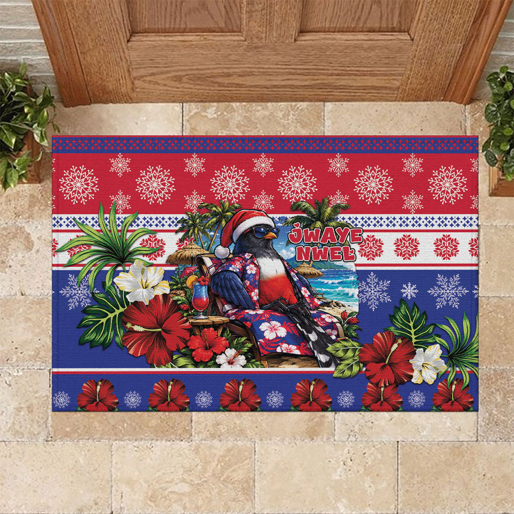 Afro-Haitians Christmas Rubber Doormat This Trogon Needs A Beach Retreat