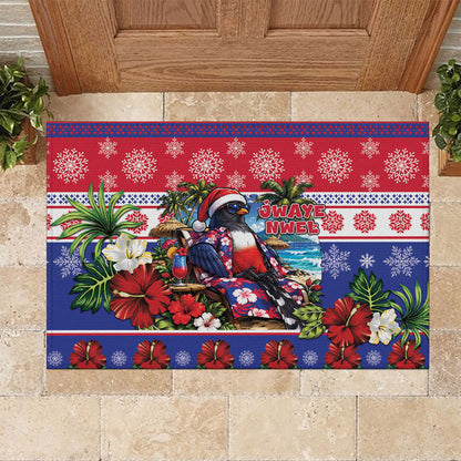 Afro-Haitians Christmas Rubber Doormat This Trogon Needs A Beach Retreat