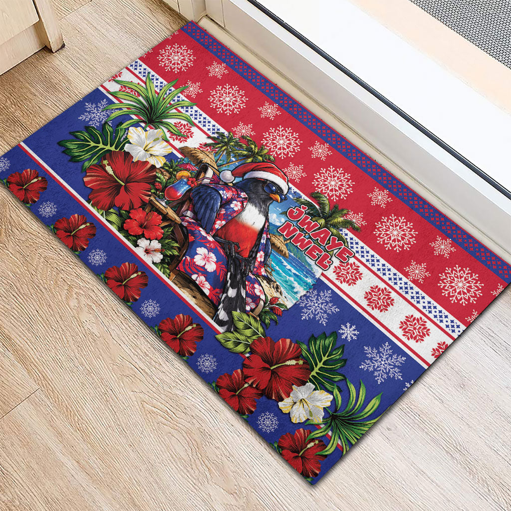 Afro-Haitians Christmas Rubber Doormat This Trogon Needs A Beach Retreat