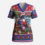 Afro-Haitians Christmas Scrub Top This Trogon Needs A Beach Retreat