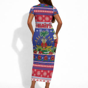 Afro-Haitians Christmas Short Sleeve Bodycon Dress This Trogon Needs A Beach Retreat