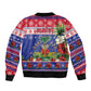 Afro-Haitians Christmas Sleeve Zip Bomber Jacket This Trogon Needs A Beach Retreat