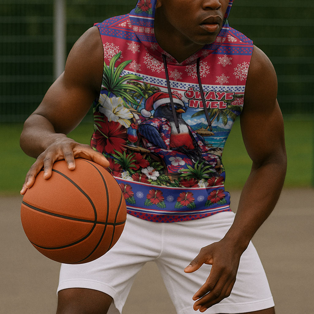 Afro-Haitians Christmas Sleeveless Hoodie This Trogon Needs A Beach Retreat