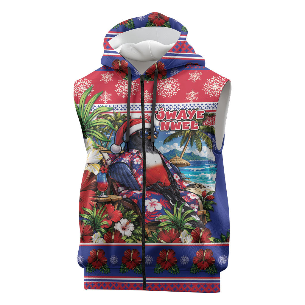 Afro-Haitians Christmas Sleeveless Zip Hoodie This Trogon Needs A Beach Retreat
