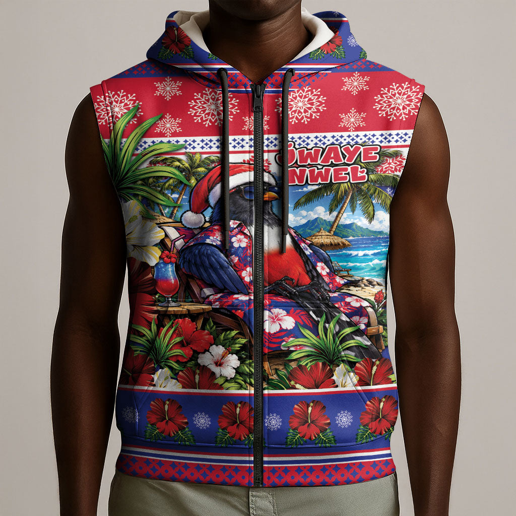 Afro-Haitians Christmas Sleeveless Zip Hoodie This Trogon Needs A Beach Retreat