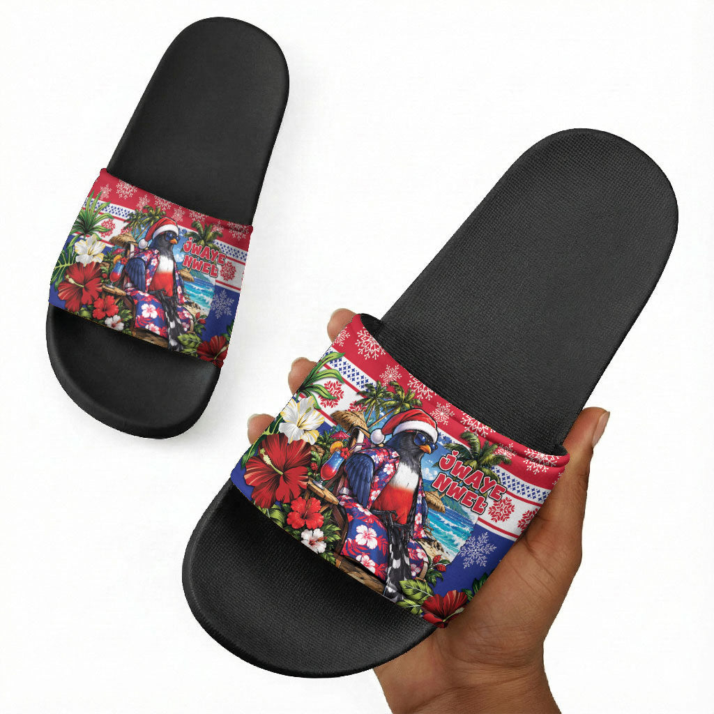 Afro-Haitians Christmas Slide Sandals This Trogon Needs A Beach Retreat