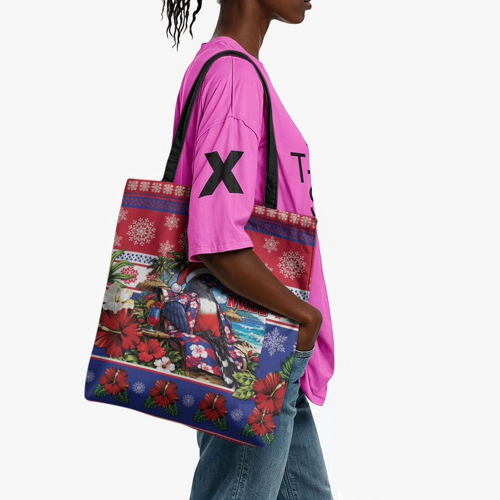 Afro-Haitians Christmas Tote Bag This Trogon Needs A Beach Retreat