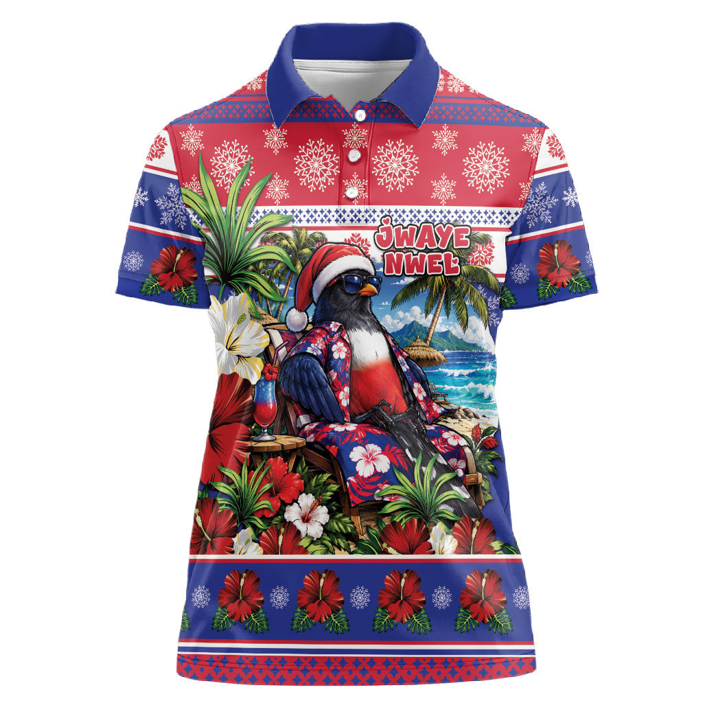 Afro-Haitians Christmas Women Polo Shirt This Trogon Needs A Beach Retreat