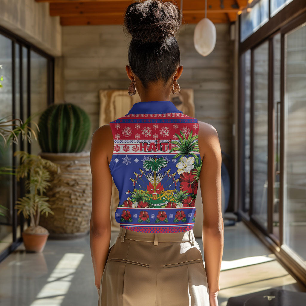 Afro-Haitians Christmas Women Sleeveless Polo Shirt This Trogon Needs A Beach Retreat