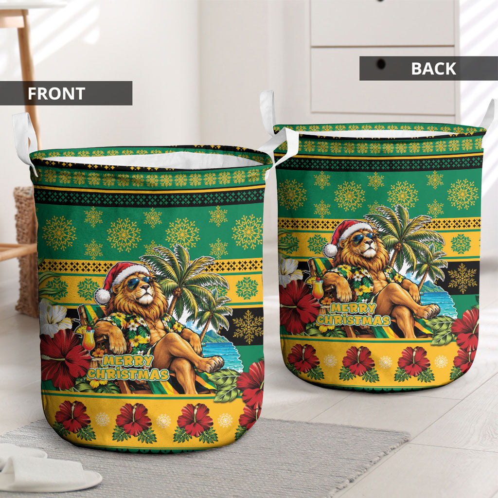 Afro-Jamaicans Christmas Laundry Basket This Rasta Lion Needs A Beach Retreat