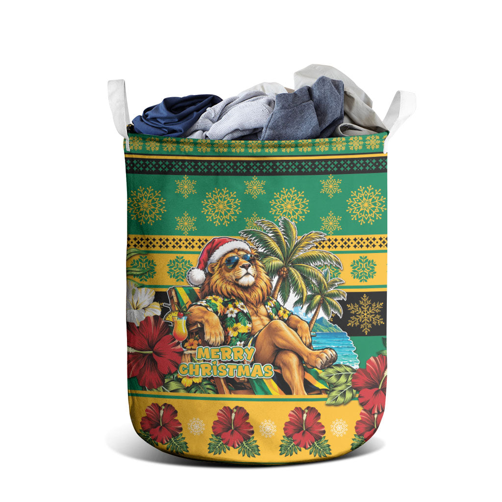 Afro-Jamaicans Christmas Laundry Basket This Rasta Lion Needs A Beach Retreat