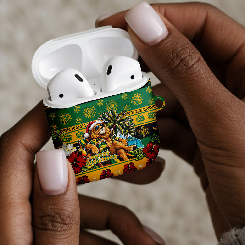 Afro-Jamaicans Christmas AirPods Case This Rasta Lion Needs A Beach Retreat