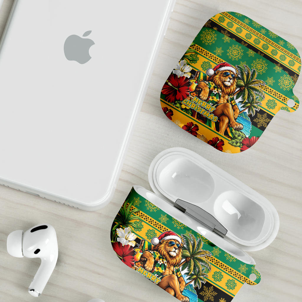 Afro-Jamaicans Christmas AirPods Case This Rasta Lion Needs A Beach Retreat