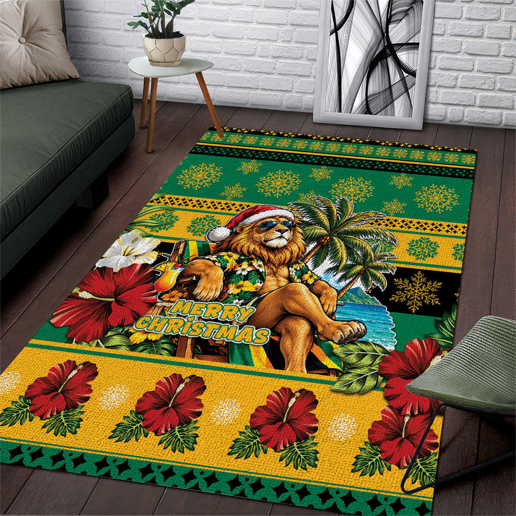 Afro-Jamaicans Christmas Area Rug This Rasta Lion Needs A Beach Retreat