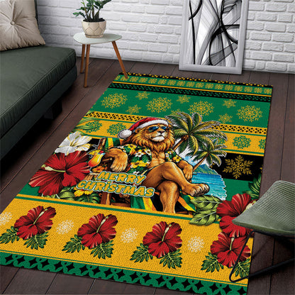 Afro-Jamaicans Christmas Area Rug This Rasta Lion Needs A Beach Retreat