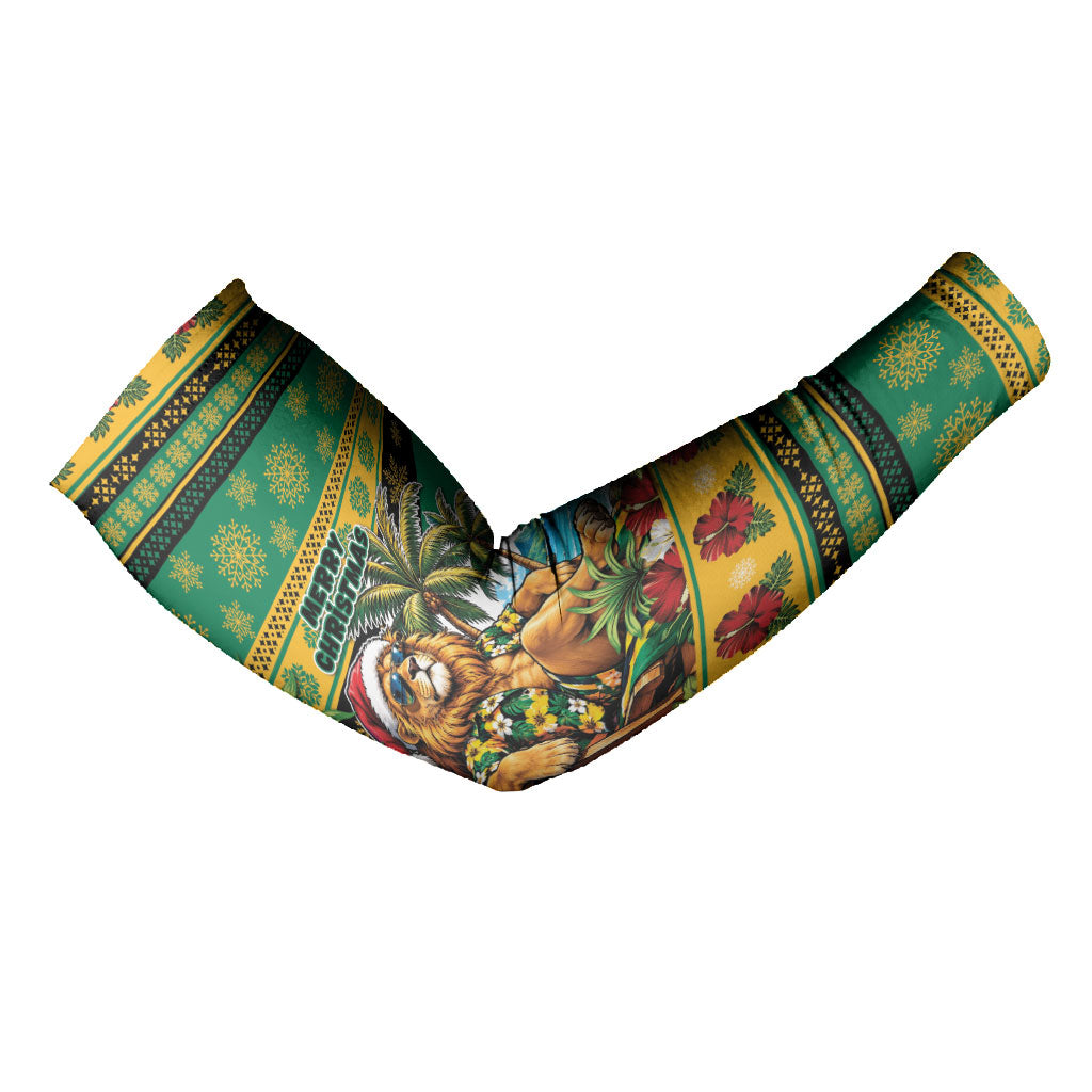 Afro-Jamaicans Christmas Arm Sleeves This Rasta Lion Needs A Beach Retreat