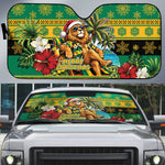 Afro-Jamaicans Christmas Auto Sun Shade This Rasta Lion Needs A Beach Retreat