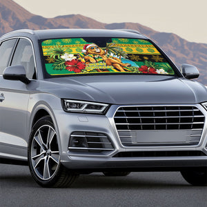 Afro-Jamaicans Christmas Auto Sun Shade This Rasta Lion Needs A Beach Retreat
