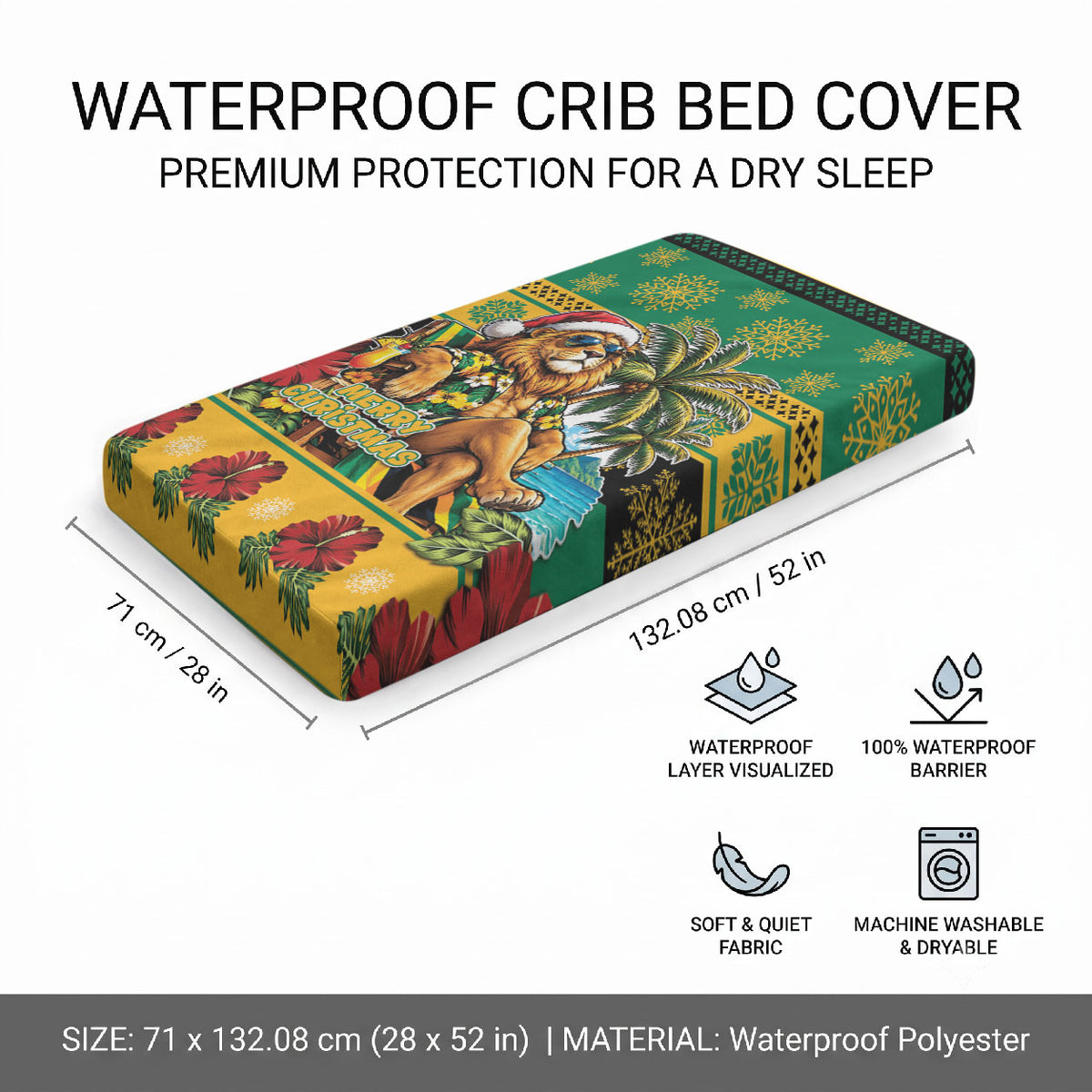 Afro-Jamaicans Christmas Baby Bed Cover This Rasta Lion Needs A Beach Retreat
