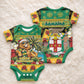 Afro-Jamaicans Christmas Baby Onesie This Rasta Lion Needs A Beach Retreat