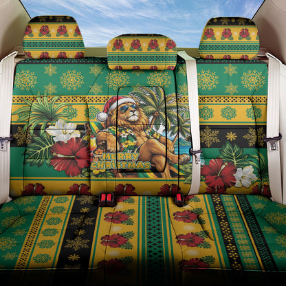 Afro-Jamaicans Christmas Back Car Seat Cover This Rasta Lion Needs A Beach Retreat