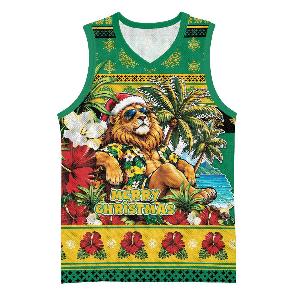 Afro-Jamaicans Christmas Basketball Jersey This Rasta Lion Needs A Beach Retreat