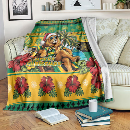 Afro-Jamaicans Christmas Blanket This Rasta Lion Needs A Beach Retreat