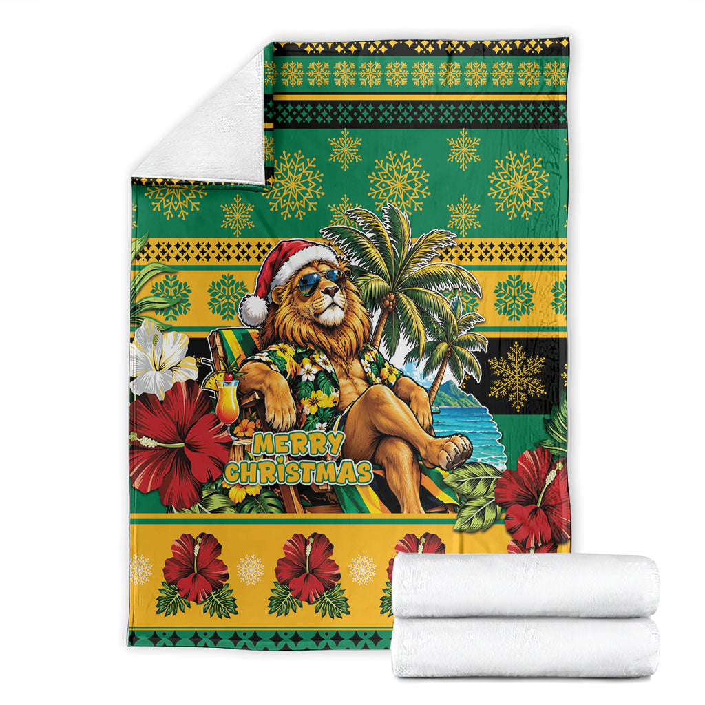 Afro-Jamaicans Christmas Blanket This Rasta Lion Needs A Beach Retreat
