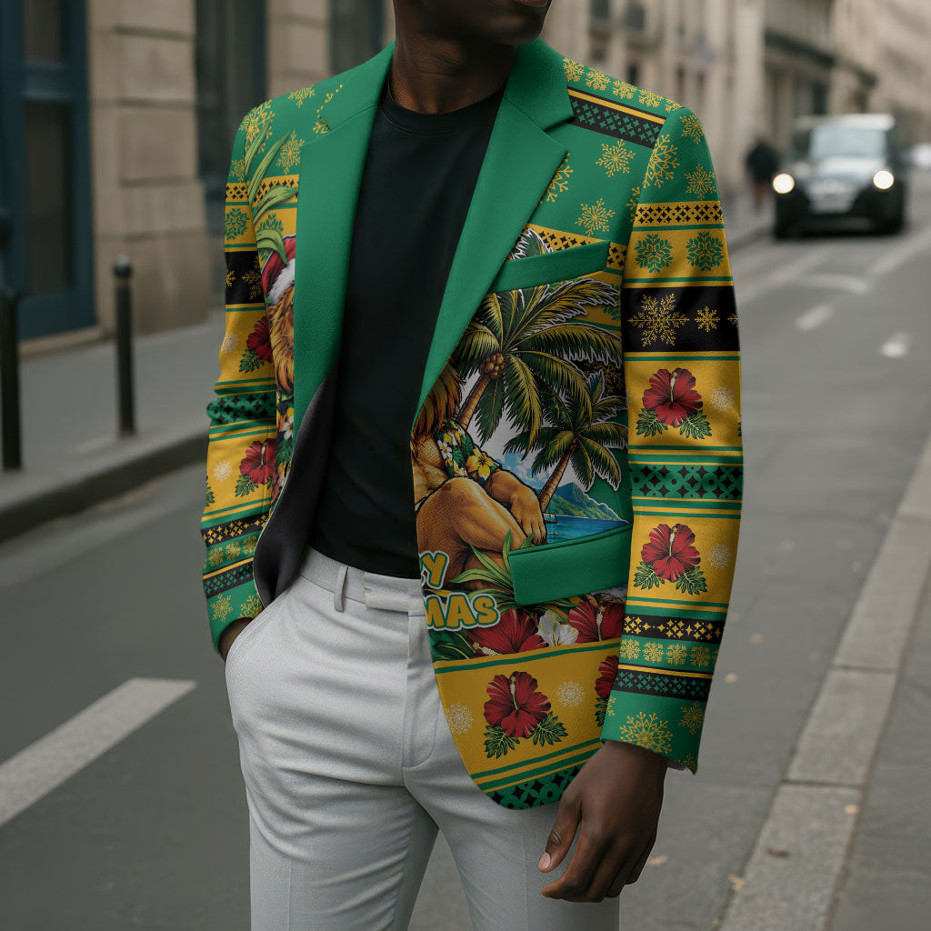Afro-Jamaicans Christmas Blazer This Rasta Lion Needs A Beach Retreat