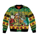 Afro-Jamaicans Christmas Bomber Jacket This Rasta Lion Needs A Beach Retreat