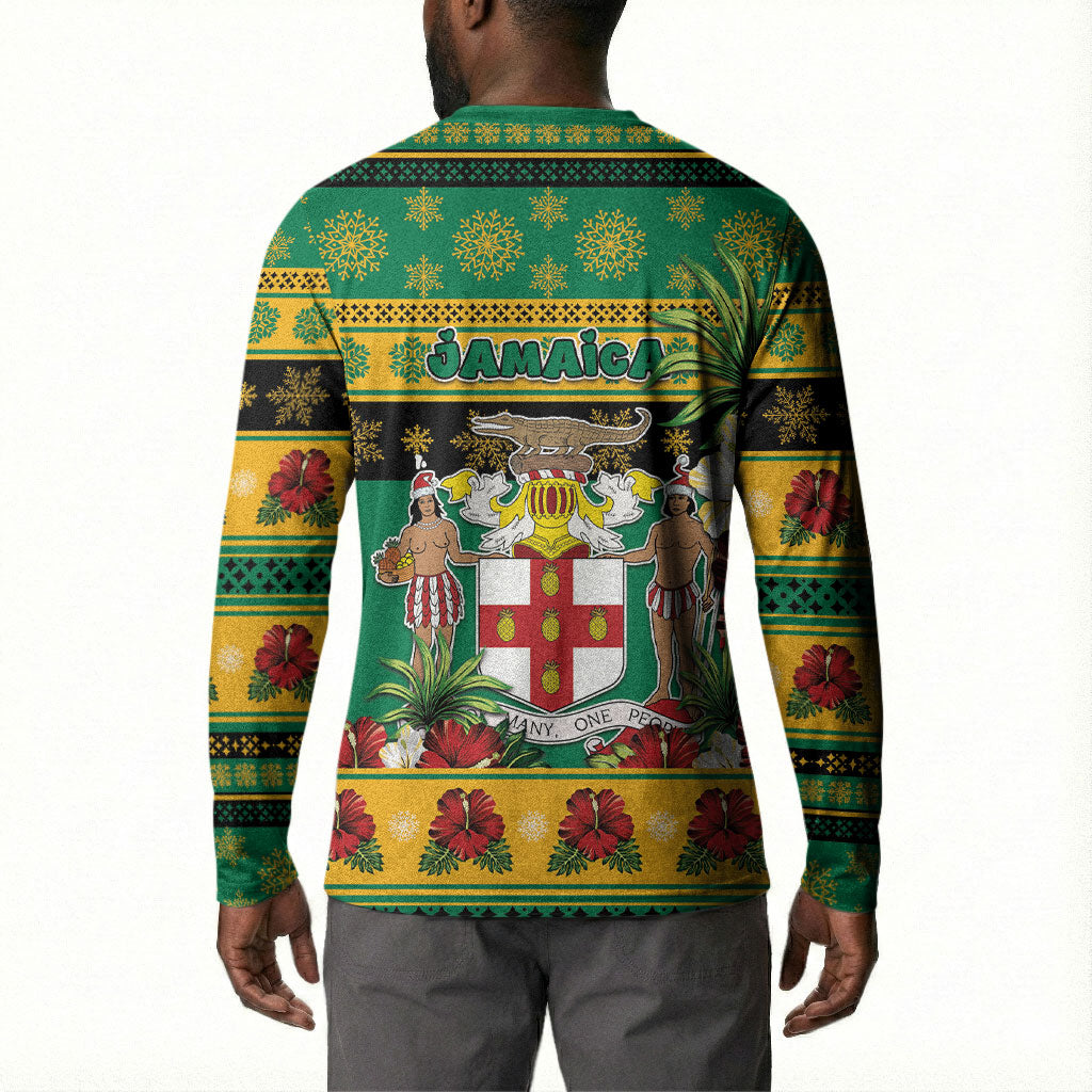 Afro-Jamaicans Christmas Button Sweatshirt This Rasta Lion Needs A Beach Retreat