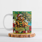 Afro-Jamaicans Christmas Ceramic Mug This Rasta Lion Needs A Beach Retreat