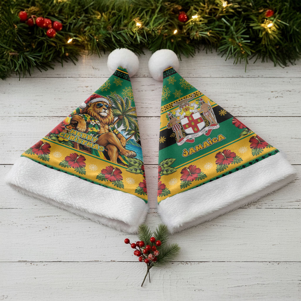 Afro-Jamaicans Christmas Santa Hat This Rasta Lion Needs A Beach Retreat