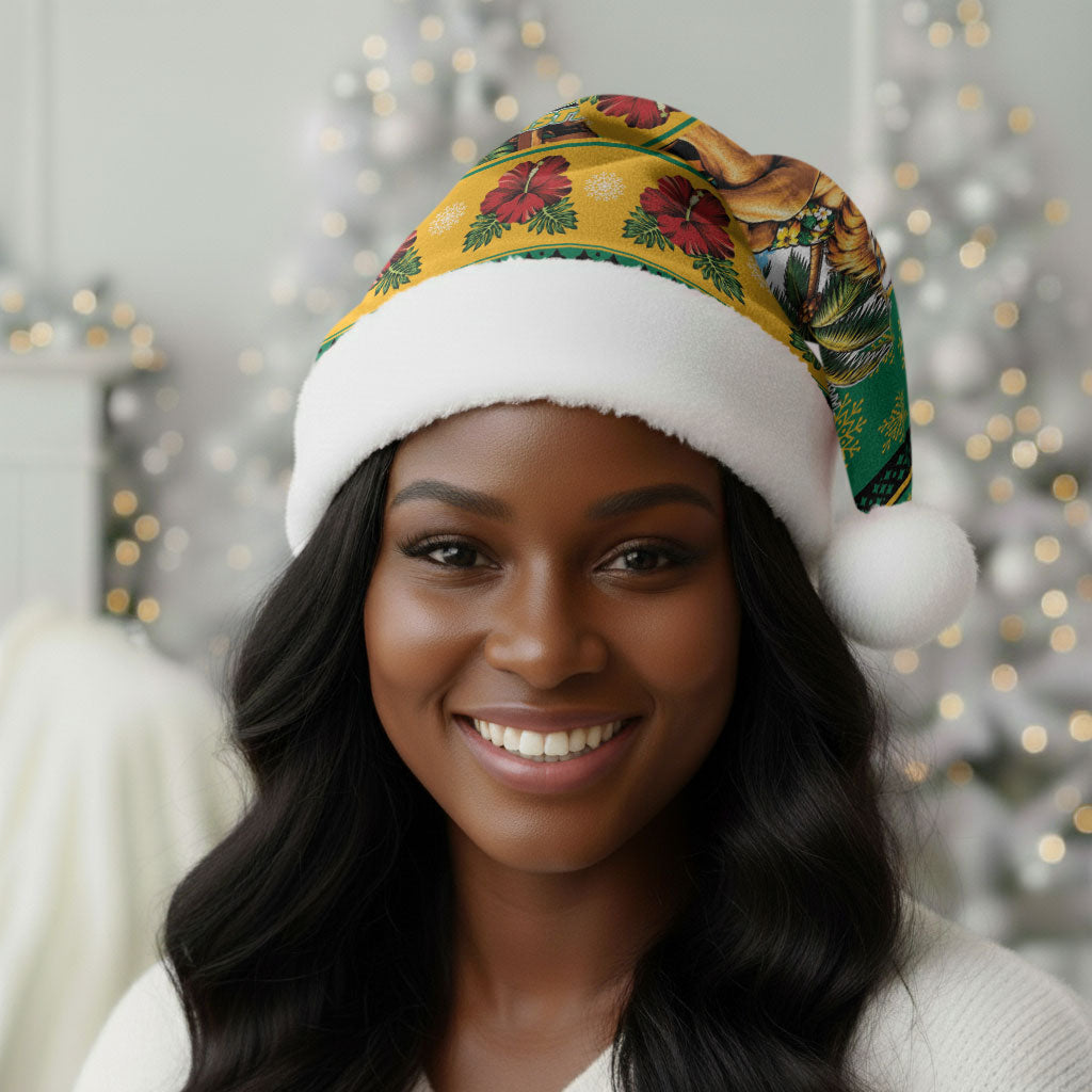 Afro-Jamaicans Christmas Santa Hat This Rasta Lion Needs A Beach Retreat