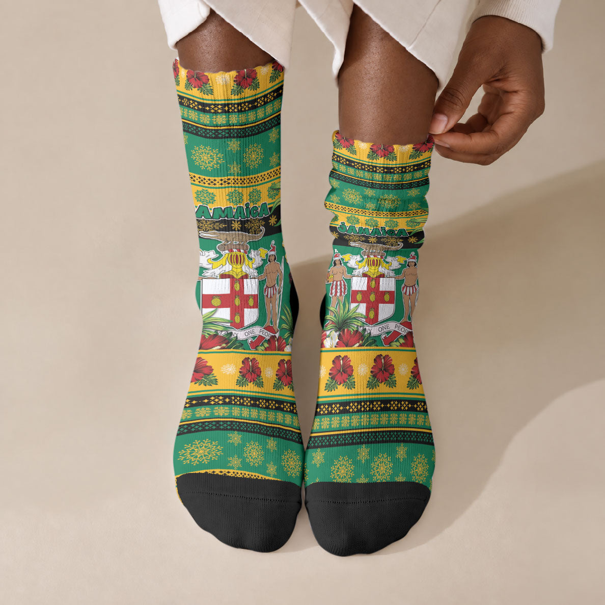 Afro-Jamaicans Christmas Crew Socks This Rasta Lion Needs A Beach Retreat