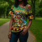 Afro-Jamaicans Christmas Cross Shoulder Shirt This Rasta Lion Needs A Beach Retreat