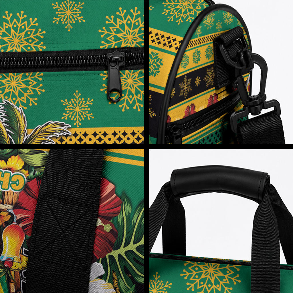 Afro-Jamaicans Christmas Duffle Bag This Rasta Lion Needs A Beach Retreat