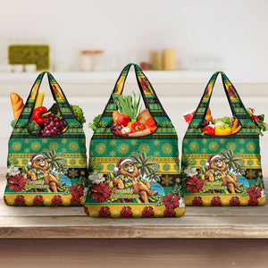 Afro-Jamaicans Christmas Grocery Bag This Rasta Lion Needs A Beach Retreat